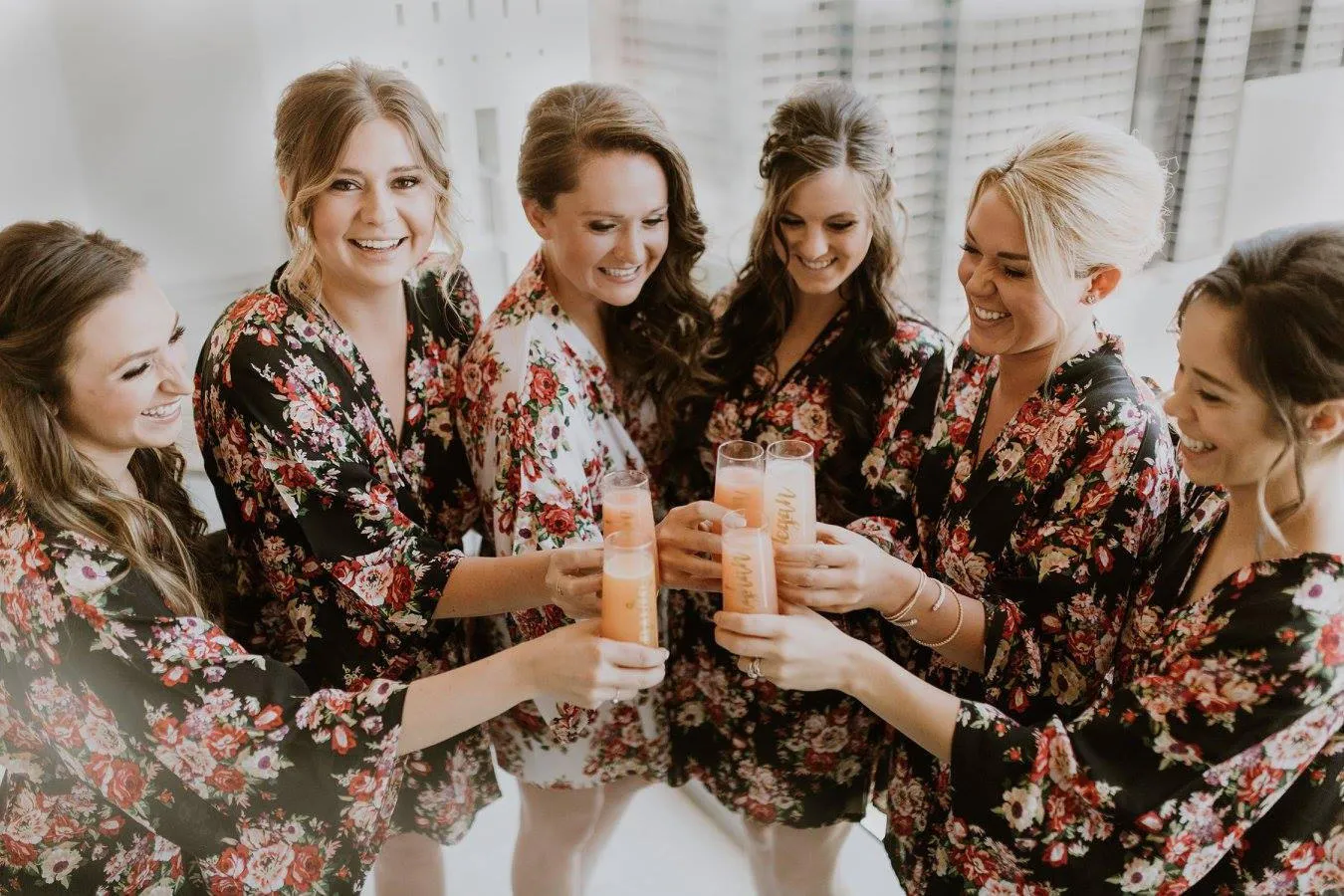 Sale! Bridesmaid Robes, Bridesmaid Gifts, Flower Girl Robe, Monogrammed Robe, Bridal Party Gifts, Floral Robe, Floral  Robe