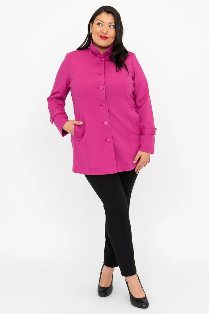 Tulip Jacket, Magenta, Modal