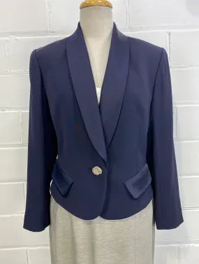 Vintage 1980s/90s Sunny Choi Navy Blazer, Small